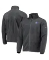 Columbia Men's  Dallas Mavericks Heathered Charcoal Flanker Full-zip Jacket In Heathered Charcoal