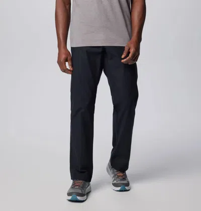 Columbia Men's  Flex Roc Pants Black Cotton Flat Front Straight Leg Jzz580