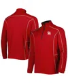 Columbia Men's  Golf Red Houston Cougars Shotgun Quarter-zip Pullover Jacket In Red