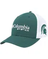 Columbia Men's  Green, White Michigan State Spartans Pfg Flex Hat In Green,white