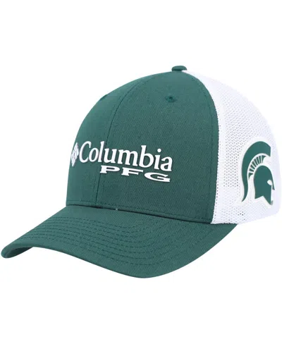 Columbia Men's  Green, White Michigan State Spartans Pfg Flex Hat In Green,white