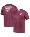 Columbia Men's  Maroon Texas A&m Aggies Terminal Tackle Omni-shade T-shirt In Maroon
