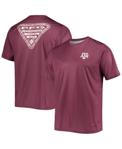 Columbia Men's  Maroon Texas A&m Aggies Terminal Tackle Omni-shade T-shirt