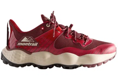 Pre-owned Columbia Men's  Montrail Trinity Mx Kith Sneakers In Red/cream In Multi