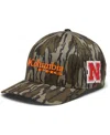 Columbia Men's  Mossy Oak Camo Nebraska Huskers Bottomland Flex Hat In Camo