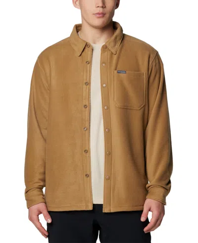 Columbia Men's  Steens Mountain Fleece Shirt Jacket In Black