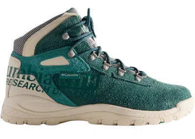 Pre-owned Columbia Men's  Newton Ridge Kith Sneakers In Green/cream