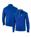 COLUMBIA MEN'S COLUMBIA ROYAL BUFFALO SABRES WICKHAM HILLS OMNI-WICK QUARTER-ZIP JACKET