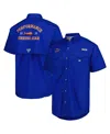 Columbia Men's  Royal Florida Gators Bonehead Button-up Shirt In Royal