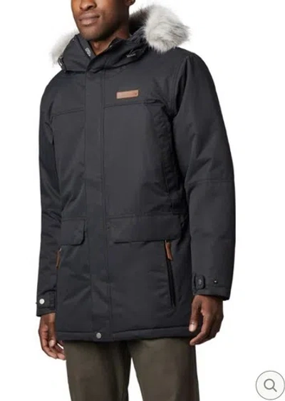 Pre-owned Columbia Men's  South Canyon Down Parka Size Medium Item 176898 In Black