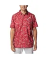 Columbia Men's Crimson Alabama Crimson Tide Super Slack Tide Omni-wick Button-up Shirt In Crimson