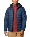 Columbia Men's Delta Ridge Ii Down Zip-front Hooded Jacket In Collegiate Navy