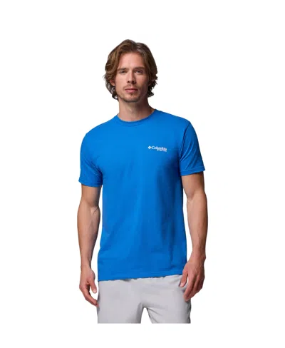 Columbia Men's Digi Fish Graphic T-shirt In Blue