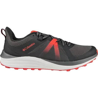 Columbia Men's Escape Pursuit Sneakers In Black/bright Red In Gray