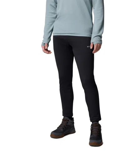 Columbia Men's Essential Hike Grid Fleece Pants In Black