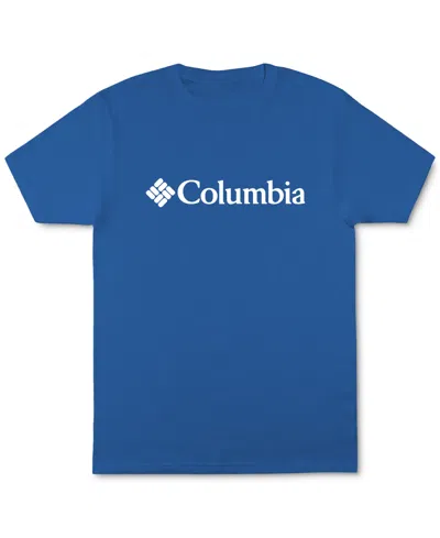 Columbia Men's Franchise Short Sleeve T-shirt In Vivid Blue