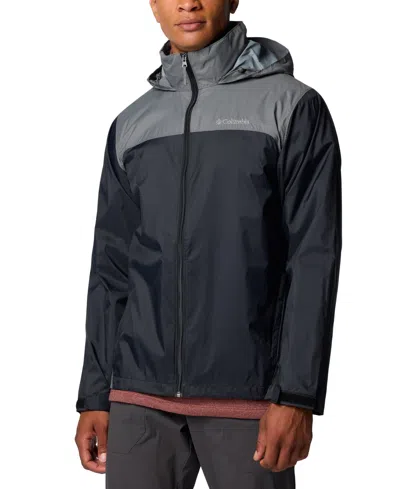 Columbia Men's Glennaker Lake Ii Rain Jacket In Black,city Grey