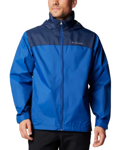 Columbia Men's Glennaker Lake Ii Rain Jacket In Mountain Blue,collegiate Navy