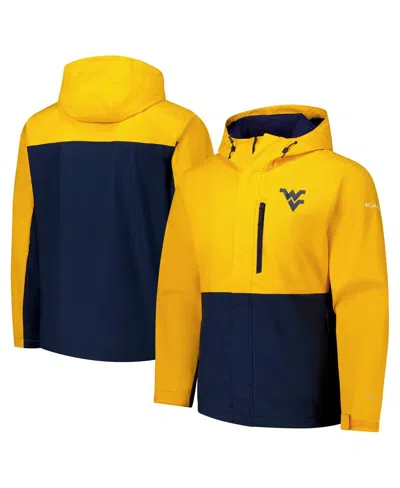 Columbia Men's Gold West Virginia Mountaineers Field Bound Omni-tech Full-zip Jacket