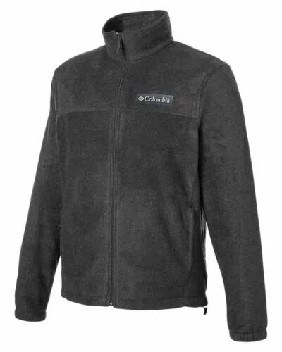 Pre-owned Columbia Men Granite Steens Mountain Fleece Grey Small Case Of 15 Wholesale In Gray