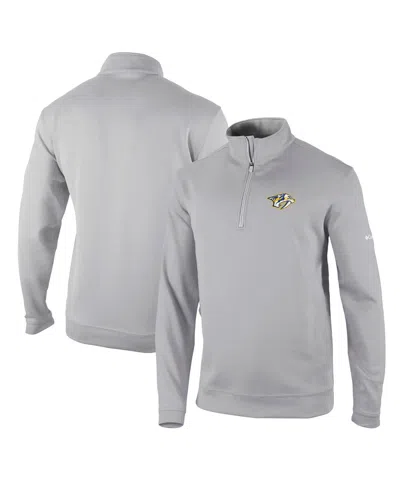 Columbia Men's Gray Nashville Predators Wickham Hills Omni-wick Quarter-zip Jacket