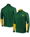 Columbia Men's Green Baylor Bears Wick Quarter-zip Jacket In Green,gold
