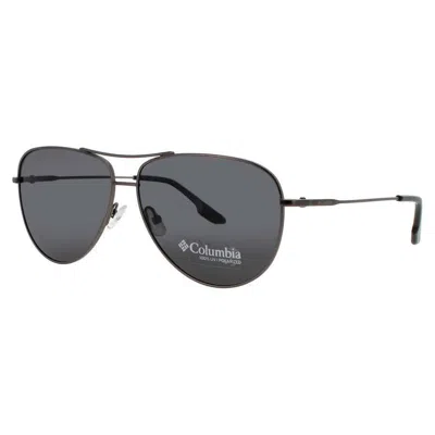 Columbia Men's Gunmetal Rectangular Sunglasses C116sp070 In ["gunmetal"]