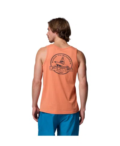 Columbia Men's Henlo Graphic Tank Top In Orange