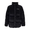 Columbia Puffect Corduroy Jacket Man Puffer Midnight Blue Size L Cotton, Elastane In Black