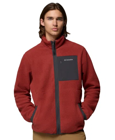 Columbia Men's Kenton Park Full-zip Fleece Jacket In Red
