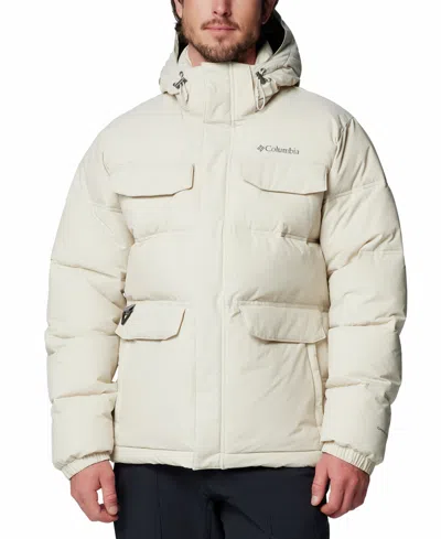 Columbia Men's Landroamer Hooded Puffer Jacket In Dark Stone