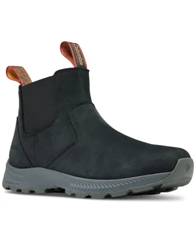Columbia Men's Landroamer Scout Non Shell Boots In Black,canyon Sun