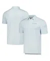 Columbia Light Blue The Players Omni-shade Clubhead Polo In Blue
