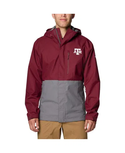 Columbia Men's Maroon Texas A&m Aggies Field Bound Omni-tech Full-zip Jacket In Red