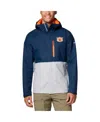 Columbia Men's Navy Auburn Tigers Field Bound Omni-tech Full-zip Jacket