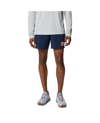 Columbia Men's Navy Auburn Tigers Pfg Terminal Roamer Omni-shade Stretch Shorts In Blue