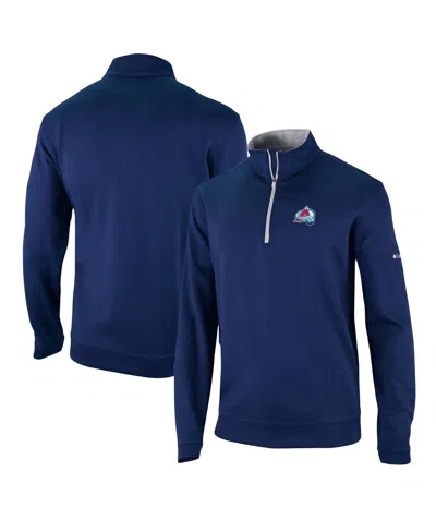 Columbia Men's Navy Colorado Avalanche Wickham Hills Omni-wick Quarter-zip Jacket
