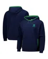 Columbia Men's Navy Notre Dame Fighting Irish Flanker Fleece Pullover Hoodie In Navy