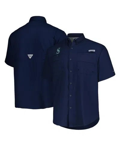 Columbia Men's Navy Seattle Mariners Tamiami Omni-shade Button-down Shirt