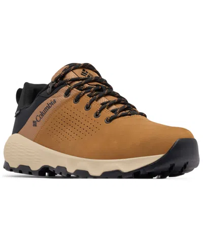 Columbia Newton Nimble Waterproof Hiking Sneaker In Brown