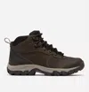 Columbia Men's Newton Ridge Plus Ii Waterproof Hiking Boot In Cordovan/ Squash In Multi