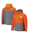 Columbia Men's Orange Clemson Tigers Field Bound Omni-tech Full-zip Jacket In Orange