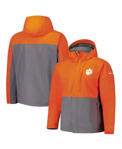 Columbia Men's Orange Clemson Tigers Field Bound Omni-tech Full-zip Jacket