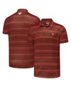 Columbia Men's Orange Oregon State Beavers Pfg Super Terminal Tackle Omni-shade Stripe Polo Shirt In Brown