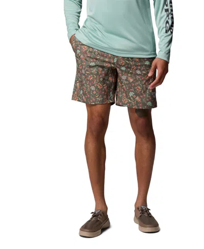 Columbia Men's Performance Fishing Gear Rambler Printed Water Shorts In Green