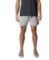 Columbia Men's Performance Rambler Logo Swim Trunks In Cool Grey