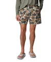 Columbia Men's Pfg Rambler Printed Water Short In Fossil Del