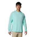 Columbia Men's Pfg Solar Stream Moisture-wicking Upf 50 Hoodie In Gulf Strea
