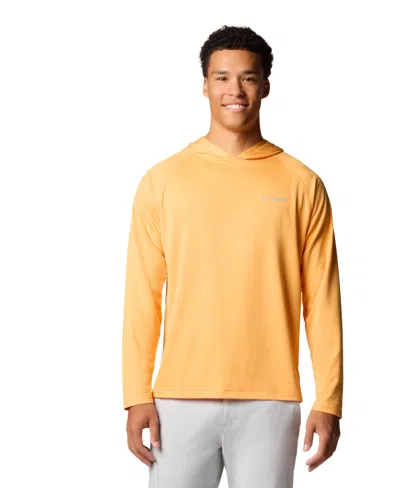 Columbia Men's Pfg Solar Stream Moisture-wicking Upf 50 Hoodie In Summer Ora