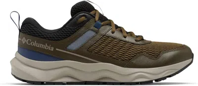 Columbia Men's Plateau Sneakers In Olive Green/kettle In Multi